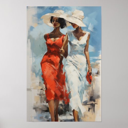 Empowered Women Watercolor _ So Happy Together Poster