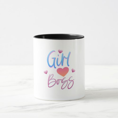 EmpowerHer Elegance The Girl Boss Manifesto Mug