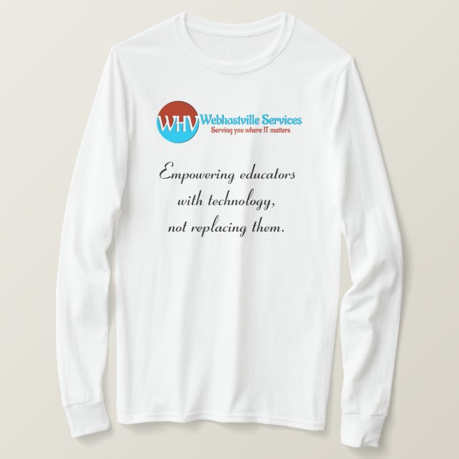 Empowering Educators with Style:Women’s Long-Sleev T-Shirt (Design Front)