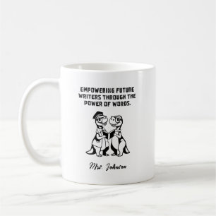 Empowering Future Writers Power of Words Design Coffee Mug