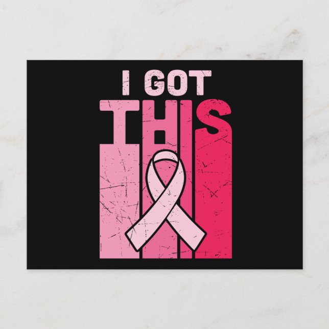 Empowering Got This Breast Cancer Warrior Survivor Postcard (Front)