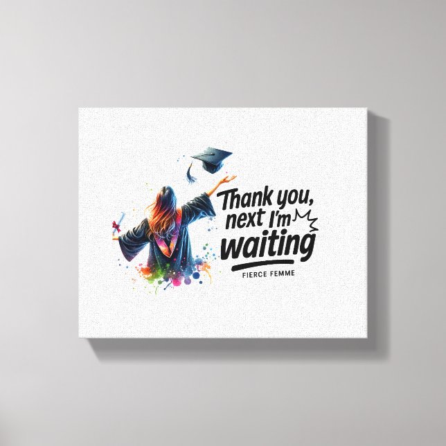 Empowering Inspirational Quote Canvas | "Thank You (Front)