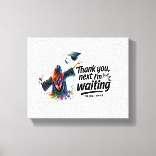 Empowering Inspirational Quote Canvas "Thank You Print