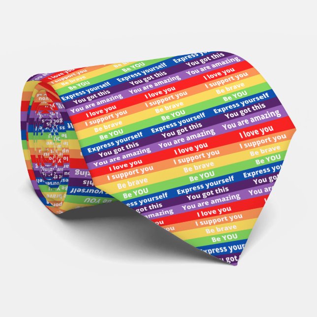Empowering Pride Neck Tie (Rolled)