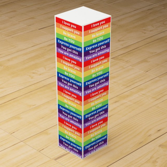 Empowering Pride Wine Gift Box (Front)