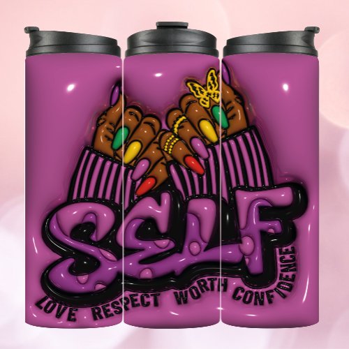 Empowering Self_Love 3D Inflated Effect Tumbler