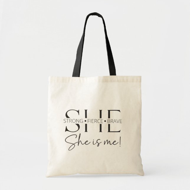 Empowering She Tote Bag (Front)