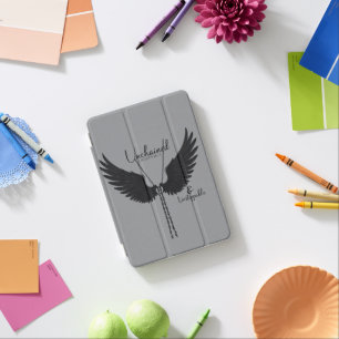Empowering Snake & Wing Design iPad Mini Cover