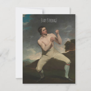 Empowering Stay Strong Art Blank Postcard