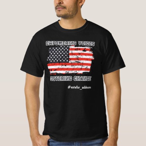 Empowering Voices 2024 US Election Voting T_Shirt