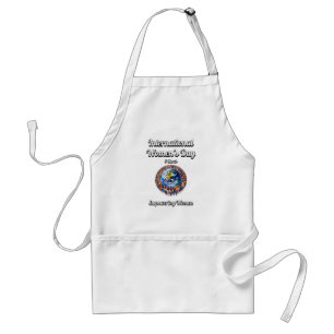 Empowering Women. International Women's Day. Adult Apron