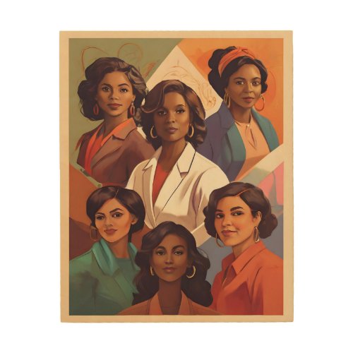 Empowering Wood Art for Womens History Month Cel