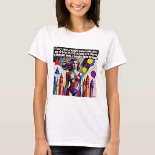 Empowering Work Motivation Women Resilience T-Shirt