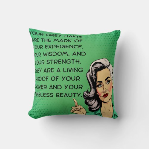 Empowerment at Rest Rest your head on this empowe Throw Pillow