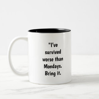 empowerment coffee mug, Two-Tone coffee mug