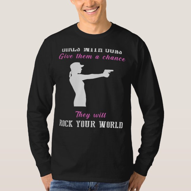Empowerment Reloaded: Girls with Guns Rock Tee (Front)
