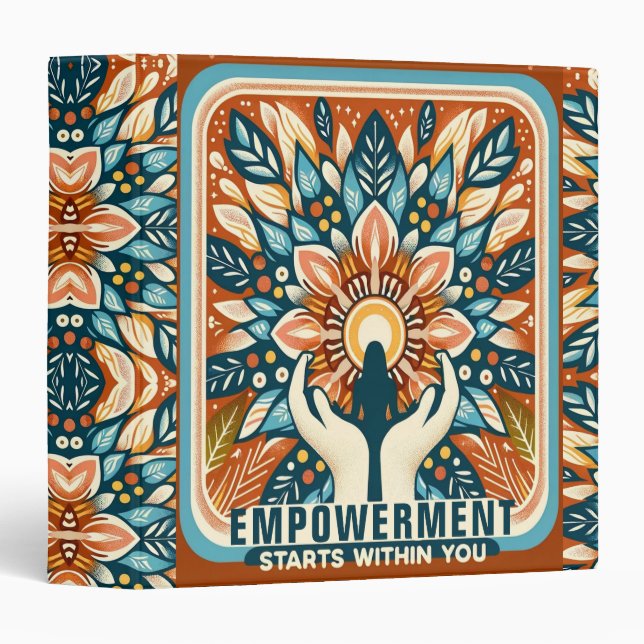 Empowerment Starts within You 3 Ring Binder (Front/Spine)