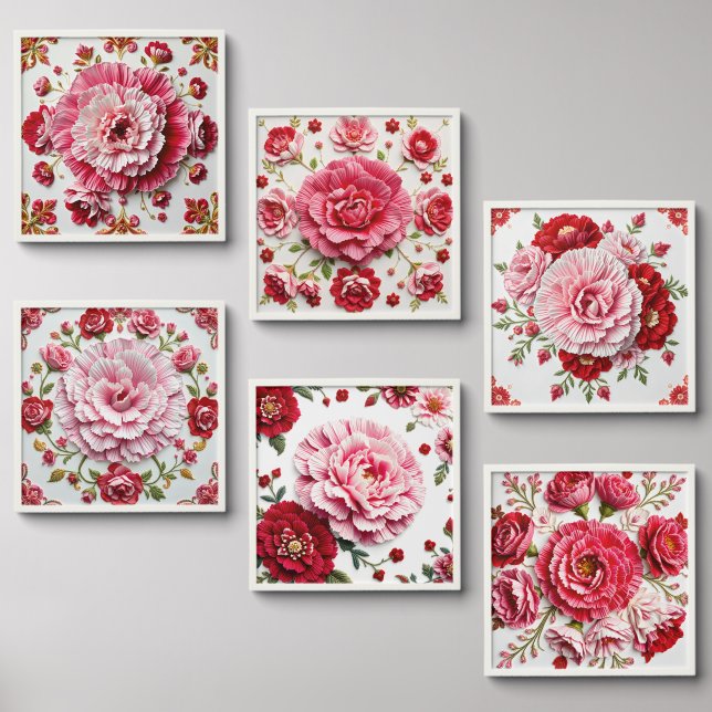 Empowerment Through Carnation Energy Peel And Stick Photo Tile (Front Set)