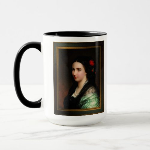 Empress Carlota of Mexico by Hermann Winterhalter Mug