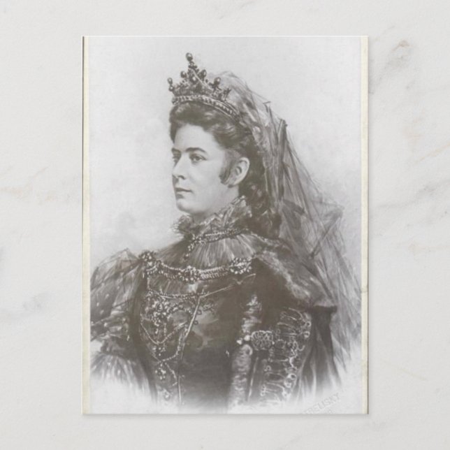 Empress Elisabeth Austria - Sissi 1899 im memoriam Postcard (Front)