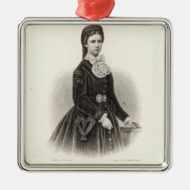 Empress Elisabeth of Austria Metal Ornament (Front)