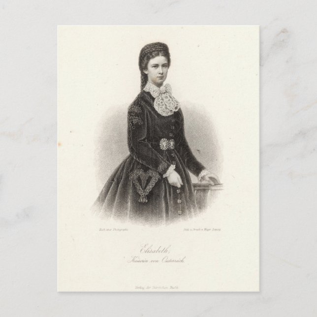 Empress Elisabeth of Austria Postcard (Front)