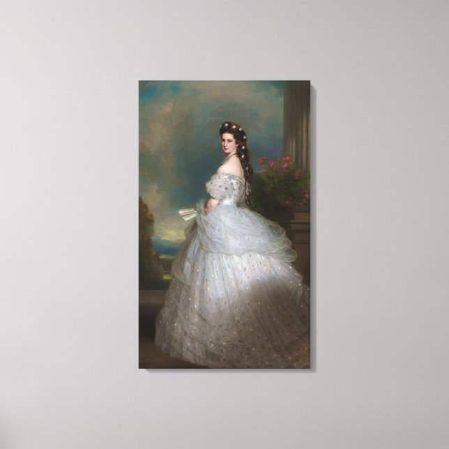 Empress Elisabeth von Österreich - Sisi Canvas Print (Front)