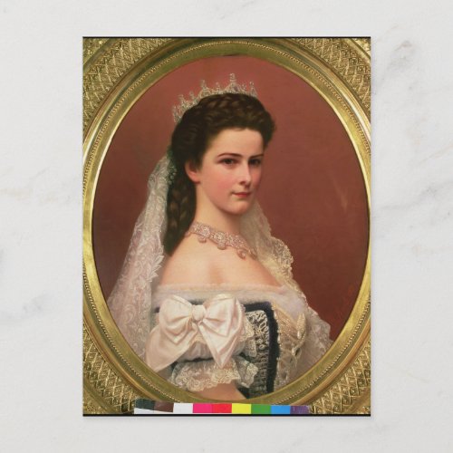 Empress Elizabeth of Bavaria  in Hungarian Postcard
