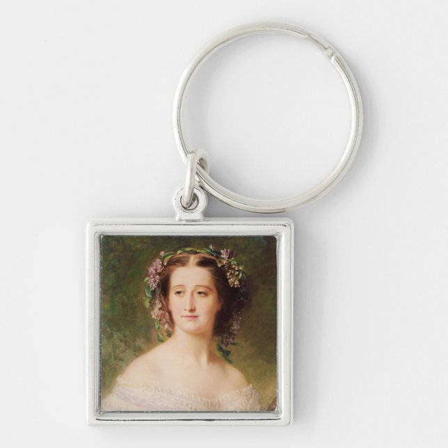 Empress Eugenie  and her Ladies in Waiting Keychain (Front)
