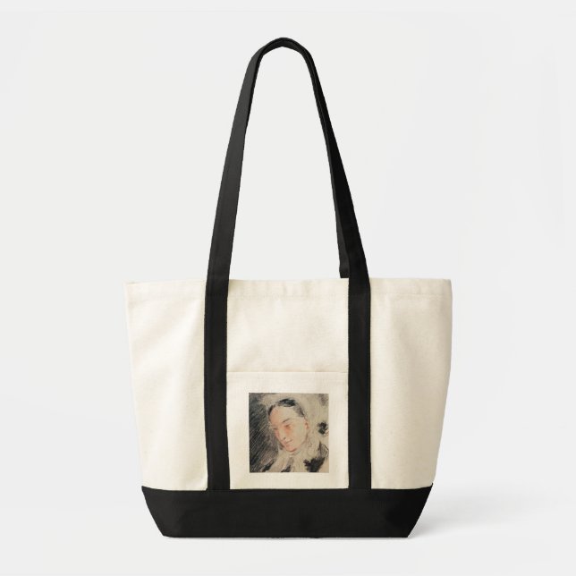 Empress Eugénie (black & red chalk) Tote Bag (Front)
