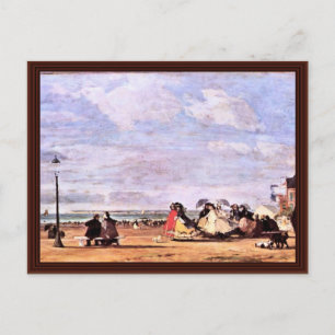 Empress Eugenie On The Beach At Trouville Postcard