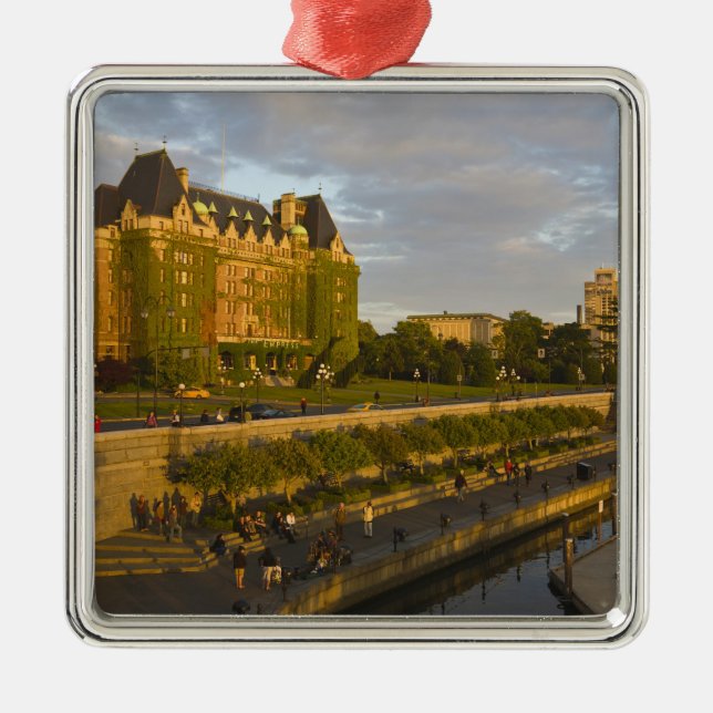 Empress Hotel and Inner Harbour waterfront, Metal Ornament (Front)
