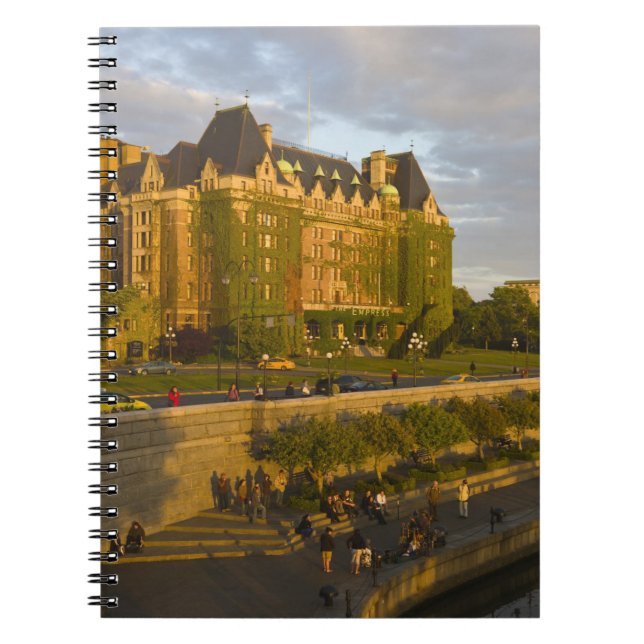 Empress Hotel and Inner Harbour waterfront, Notebook (Front)