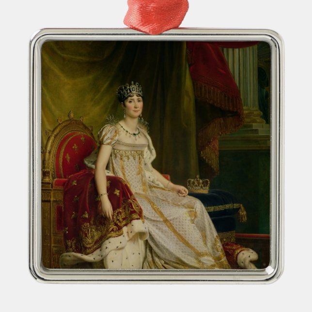 Empress Josephine  1808 Metal Ornament (Front)