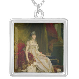 Empress Josephine 1808 Silver Plated Necklace