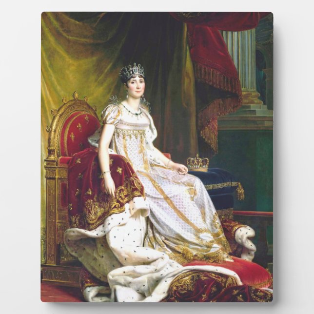 Empress Josephine Portrait 1808 Plaque (Front)