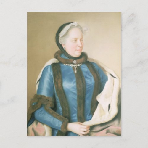 Empress Maria Theresa of Austria  c1770 Postcard