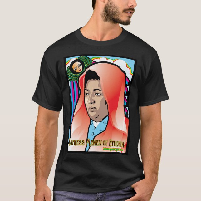 Empress Menen Jah Sunny Arts Design Tshirt (Front)