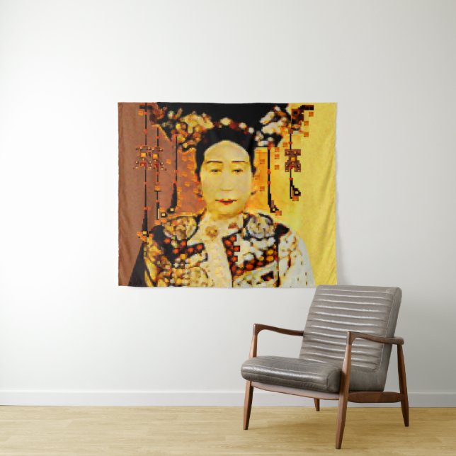 Empress of China vintage art Tapestry (In Situ (Horizontal))