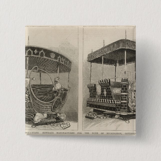 Empress of India Pinback Button (Front)