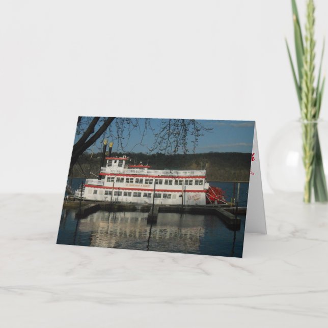 "EMPRESS Riverboat" Birthday Card (Front)