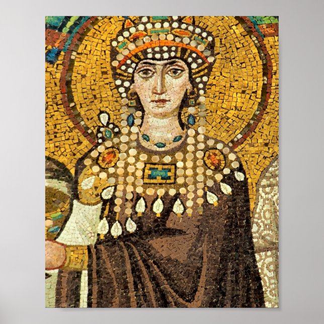 Empress Theodora Mosaic Poster (Front)