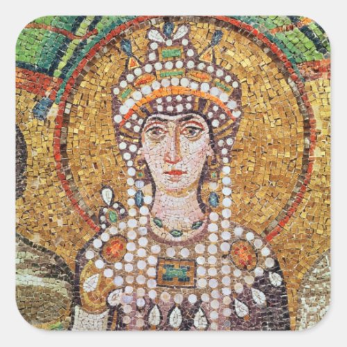 Empress Theodora Square Sticker