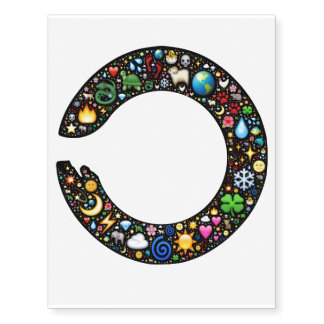 Emptiness, The Void, Sunyata temporary tattoo
