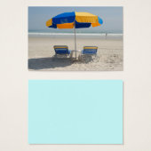 empty beach chairs (Front & Back)