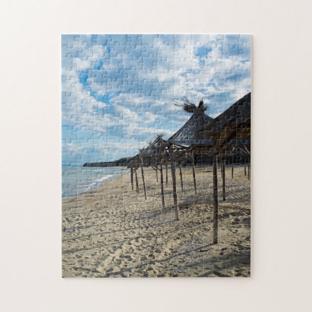 Empty beach jigsaw puzzle (Vertical)