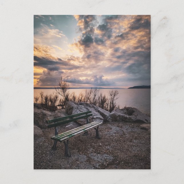 Empty bench postcard (Front)