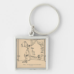 Empty Bird Feeder Keychain