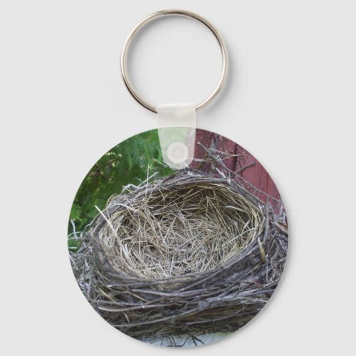 Empty Birds Nest Keychain