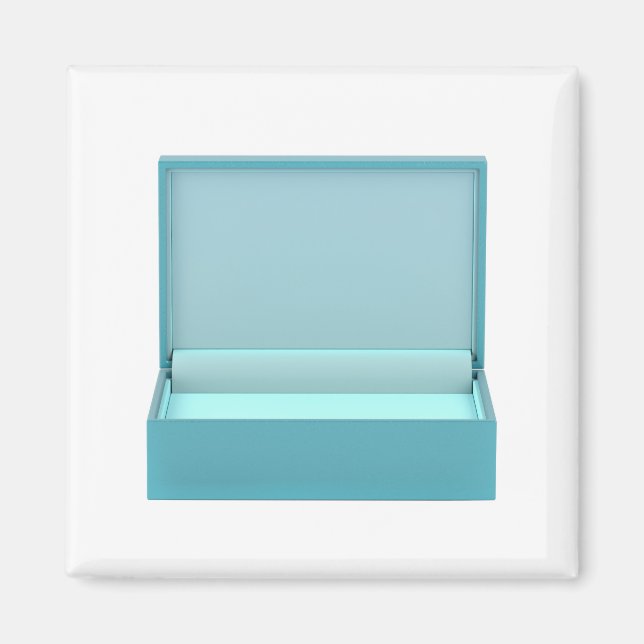 Empty box for jewelry or gifts magnet (Front)